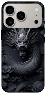 Чехол на Apple iPhone 17 Pro (6.3") black dragon фото 1 из 1
