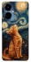 Чехол на TECNO Camon 19 van gogh cat фото 1 из 1