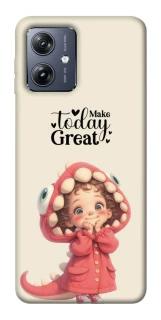 Чохол на Motorola Moto G54 Make today great фото 1 Чохол на Motorola Moto G54 Make today great фото 1 з 1