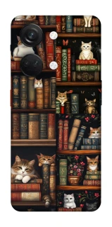Чохол на OnePlus Nord 3 Cats & Books фото 1 з 1