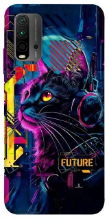 Чохол на Xiaomi Redmi 9T Cyber Cat v2 фото 1 з 1