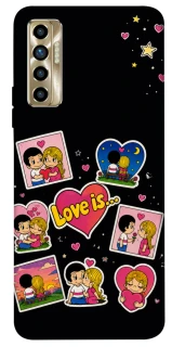 Чохол на TECNO Camon 17P Love is фото 1 з 1