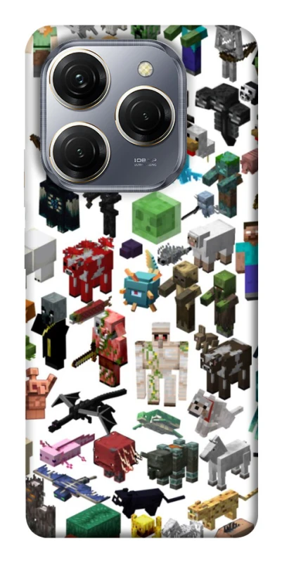 Чохол на TECNO Spark 20 Pro Minecraft v4 фото 1 з 1