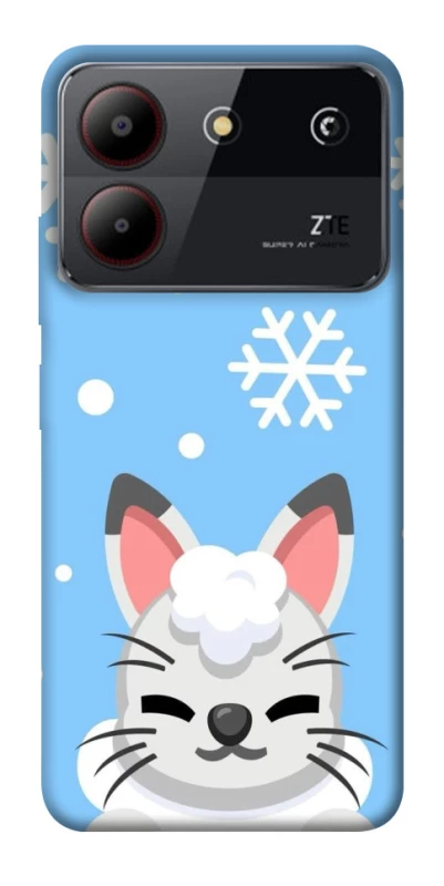 Чохол на ZTE Blade A54 4G Adopt Me Snow Kitty Smile фото 1 з 1