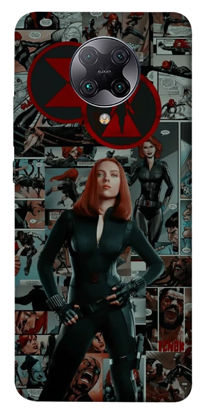 Чохол на Xiaomi Redmi K30 Pro / Poco F2 Pro Black Widow фото 1 з 1