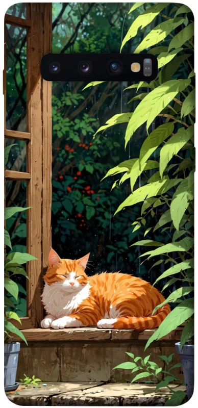 Чохол на Samsung Galaxy S10+ red cat фото 1 з 1