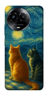 Чохол на Realme C67 4G Cats under the stars фото 1 з 1