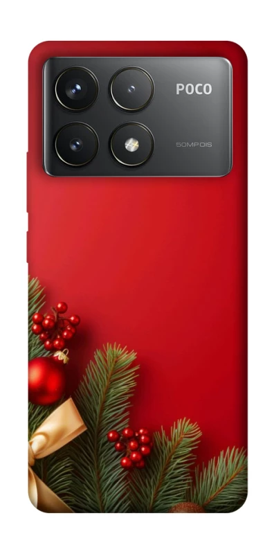 Чехол на Xiaomi Poco F6 Pro Новогодний v21 фото 1 из 1