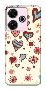 Чохол на Xiaomi Poco M6 4G Pretty hearts фото 1 з 1