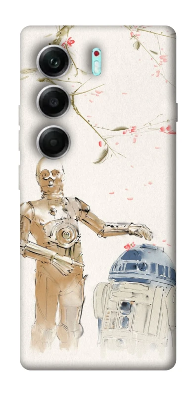 Чехол на Tecno Camon 40 Pro 5G Star Wars robots фото 1 из 1