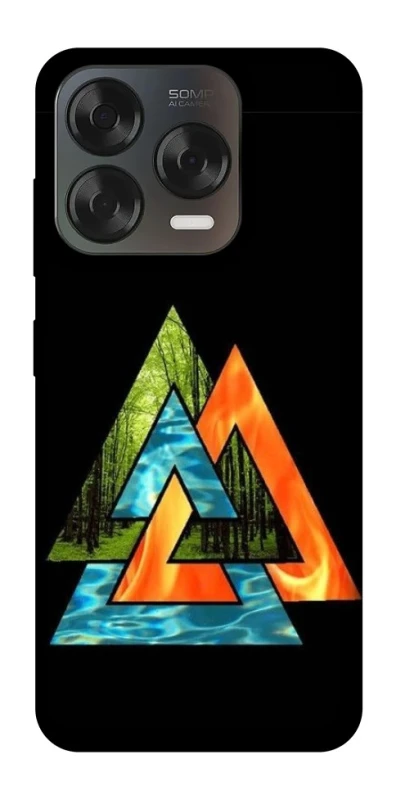 Чехол на ZTE Blade V70 Design Валькнут v4 фото 1 из 2