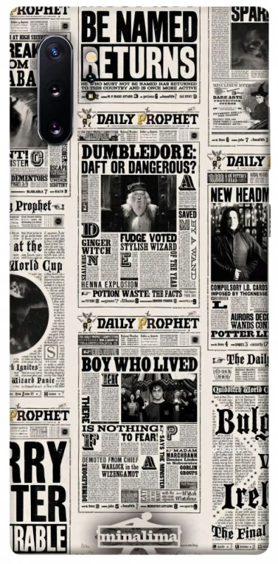 Чехол на Samsung Galaxy Note 10 Plus Harry Potter newspaper фото 1 из 1