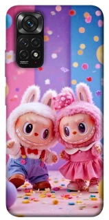 Чехол на Xiaomi Redmi Note 11 (Global) / Note 11S Labubu twins ver.3 фото 1 из 1