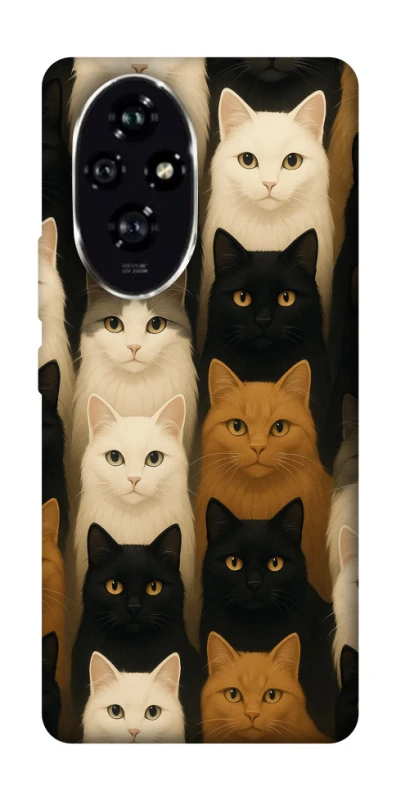 Чохол на Honor 200 Colorful Cat Collage фото 1 з 1