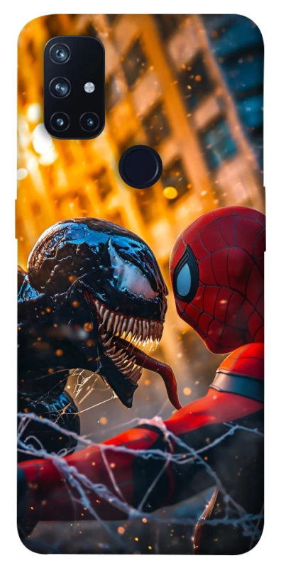 Чехол на OnePlus Nord N10 5G Venom vs Spiderman фото 1 из 1
