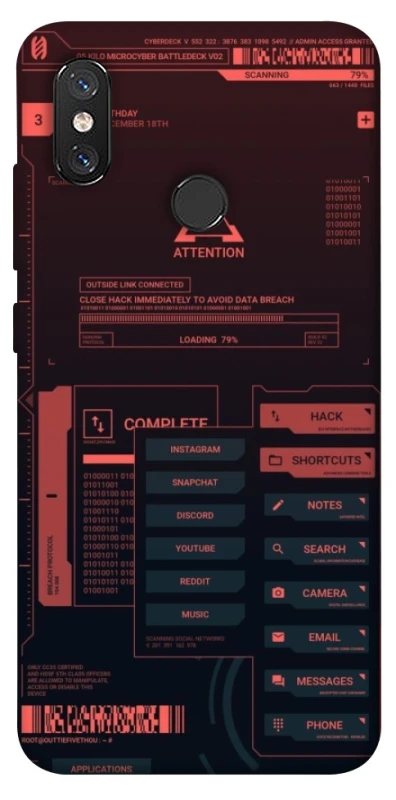 Чехол на Xiaomi Mi 8 Attention фото 1 из 1