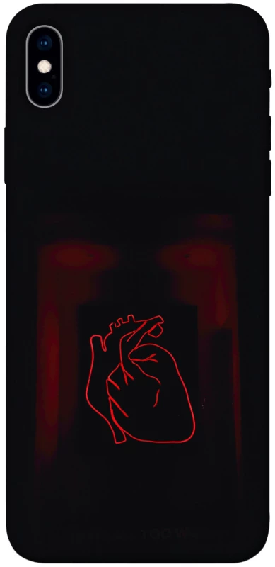 Чехол на Apple iPhone XS Max (6.5") Красное сердце фото 1 из 1