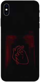 Чехол на Apple iPhone XS Max (6.5") Красное сердце фото 1 из 1