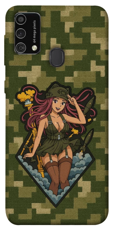 Чохол на Samsung Galaxy M21s Military Waifu фото 1 з 1