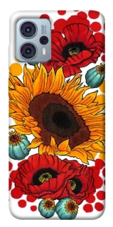 Чохол на Motorola Moto G23 Соняшники та маки фото 1 Чохол на Motorola Moto G23 Соняшники та маки фото 1 з 1
