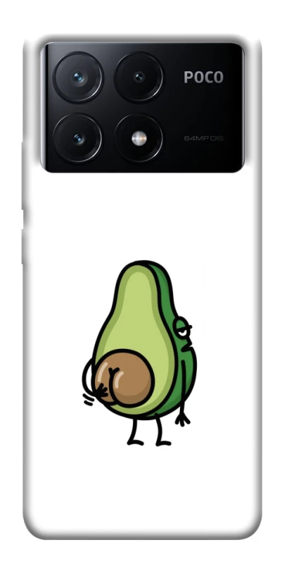 Чехол на Xiaomi Poco X6 Авокадо с сюрпризом фото 1 из 1