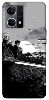 Чехол на Oppo Reno 7 4G Berserk sunset фото 1 из 1