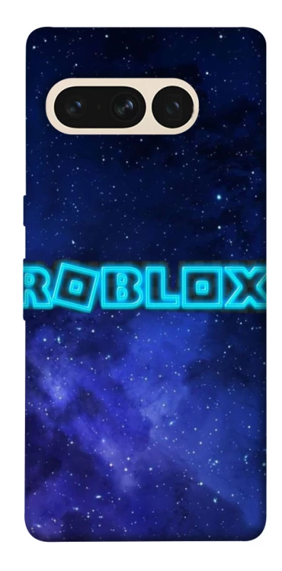 Чехол на Google Pixel 7 Pro Roblox Space Logo Blue фото 1 из 1