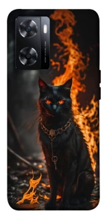 Чехол на OnePlus Nord N20 SE Огненный кот фото 1 из 1