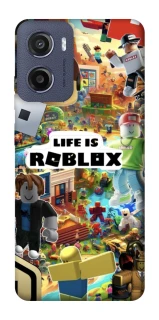 Чехол на Motorola Moto G05 Life is Roblox фото 1 из 1