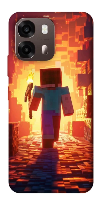 Чохол на Oppo A6 Minecraft adventure фото 2 з 2