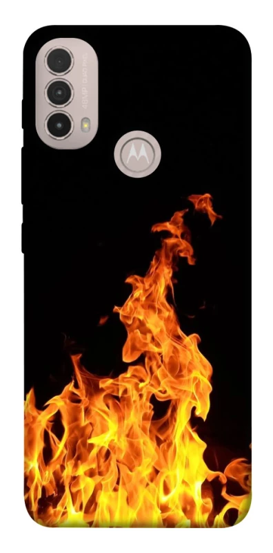 Чехол на Motorola Moto E40 Огонь фото 1 из 1
