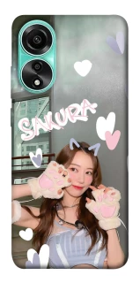 Чехол на Oppo A78 4G Sakura - LE SSERAFIM фото 1 из 1