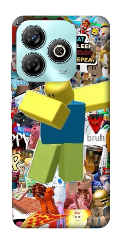 Чехол на ZTE Blade A75 4G Roblox style фото 1 из 1