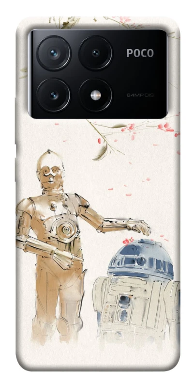 Чехол на Xiaomi Poco X6 Star Wars robots фото 1 из 1