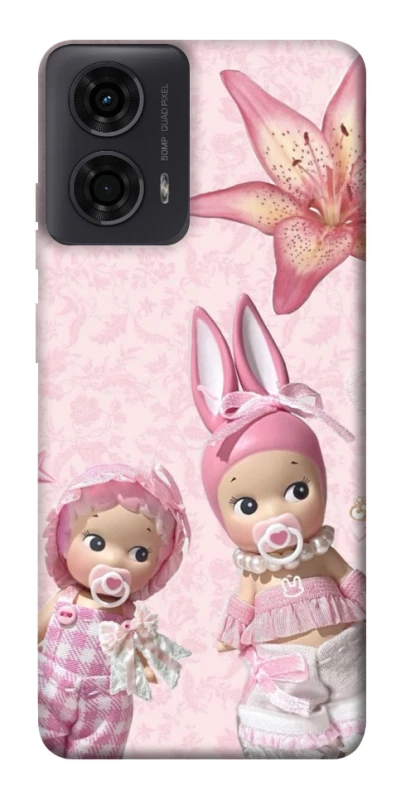 Чохол на Motorola Moto G04 Vintage Blossom Twins фото 1 з 1