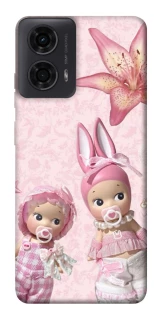 Чехол на Motorola Moto G04 Vintage Blossom Twins фото 1 из 1