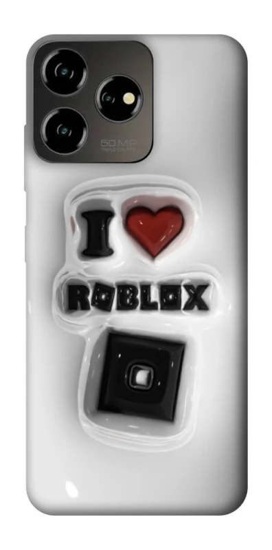 Чохол на ZTE Blade V50 Design 4G I love Roblox фото 1 з 1