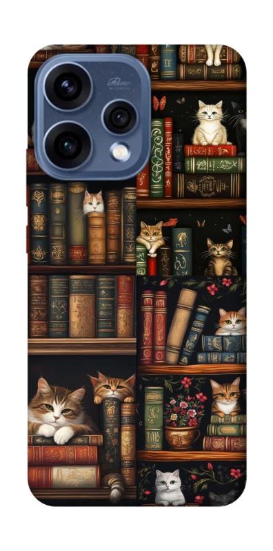 Чохол на Oppo Reno 15 Cats & Books фото 2 з 2