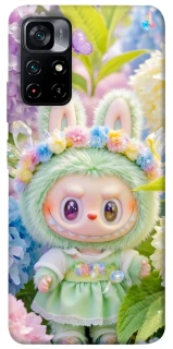 Чехол на Xiaomi Poco M4 Pro 5G Labubu & Flowers ver.2 фото 1 из 1