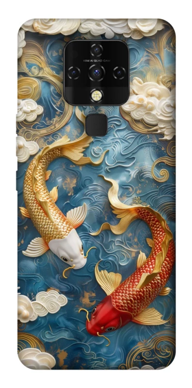 Чехол на TECNO Camon 16 SE Koi carp фото 1 из 1