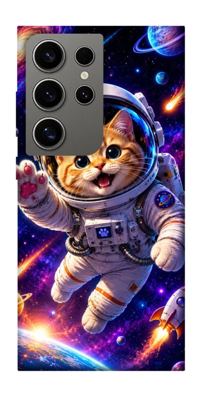 Чехол на Samsung Galaxy S24 Ultra Space Cat фото 1 из 1