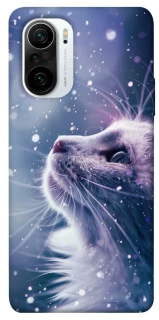 Чехол на Xiaomi Redmi K40 / K40 Pro / K40 Pro+ / Poco F3 Snow cat фото 1 из 1