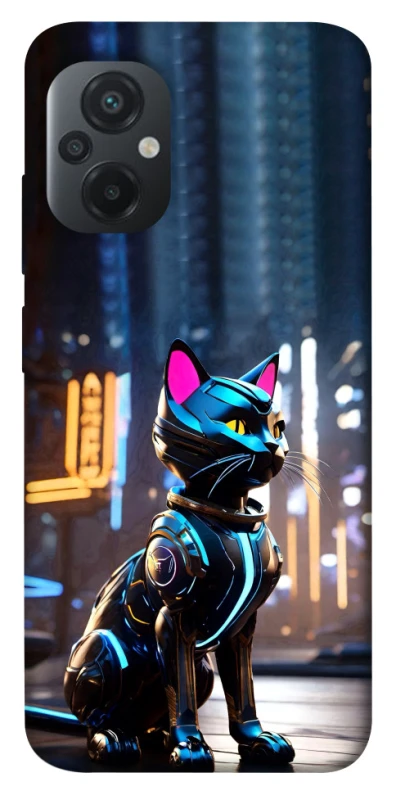 Чехол на Xiaomi Poco M5 Cyber cat фото 1 из 1