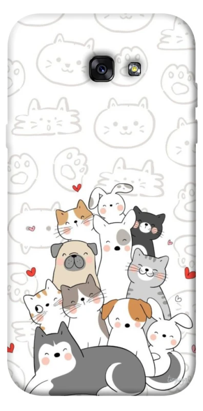 Чохол на Samsung A720 Galaxy A7 (2017) Funny Pets фото 1 з 1
