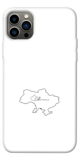 Чохол на Apple iPhone 12 Pro (6.1") Ukraine map фото 1 з 1