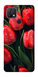 Чохол на Oppo A15s / A15 Червоні тюльпани фото 1 Чохол на Oppo A15s / A15 Червоні тюльпани фото 1 з 1