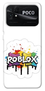Чехол на Xiaomi Poco C40 Roblox logo ver.1 фото 1 из 1