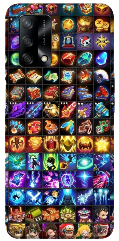 Чехол на Oppo A74 4G Abilities menu ver.2 фото 1 из 1