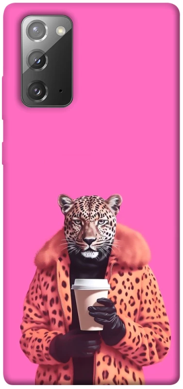 Чехол на Samsung Galaxy Note 20 Леопард с кофе фото 1 из 1