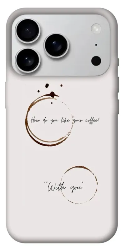 Чехол на Apple iPhone 18 Pro Max Coffee with you фото 1 из 1